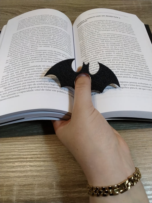 Suporte de Livro para Dedo Morcego - Marca Página