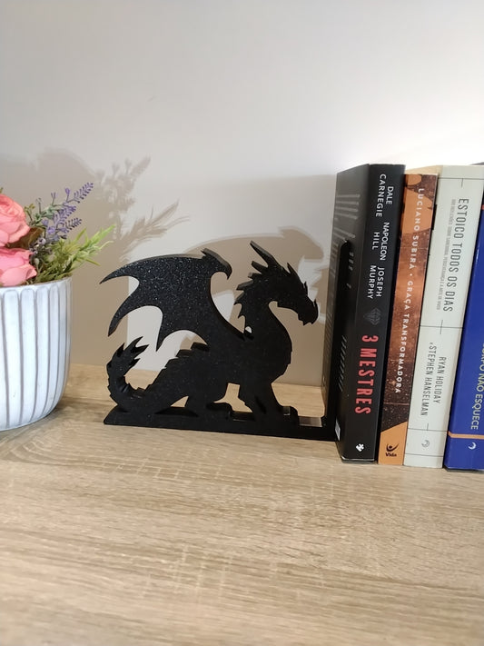 Suporte para Livros – Dragão Guardião × Guerreiro