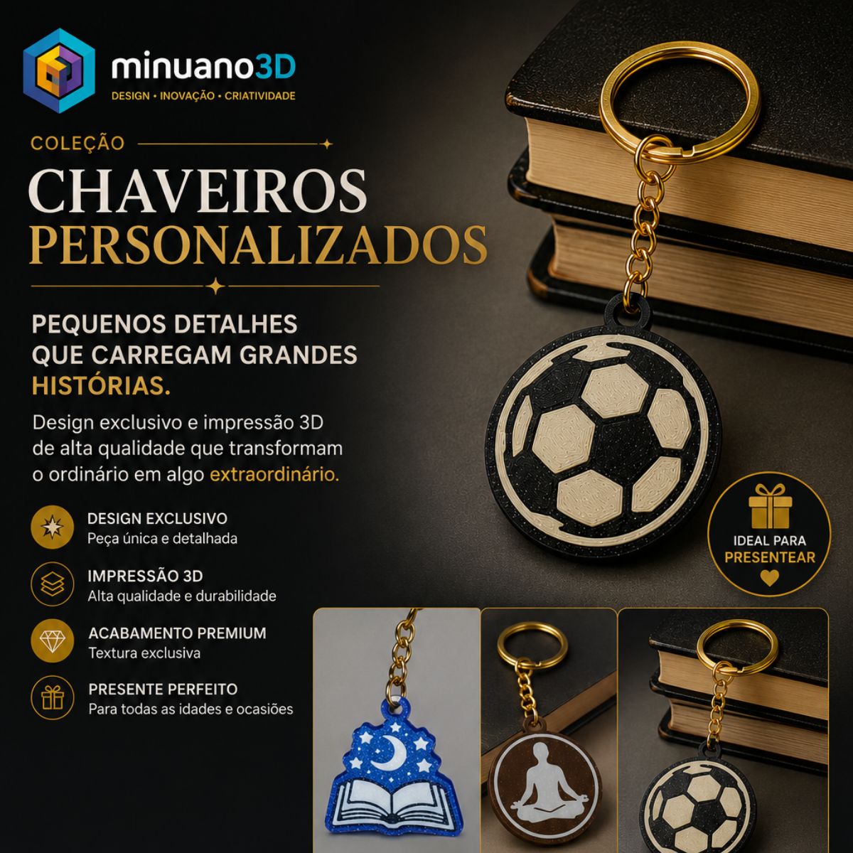 Chaveiros Personalizados Trazendo Vida aos seus Projetos