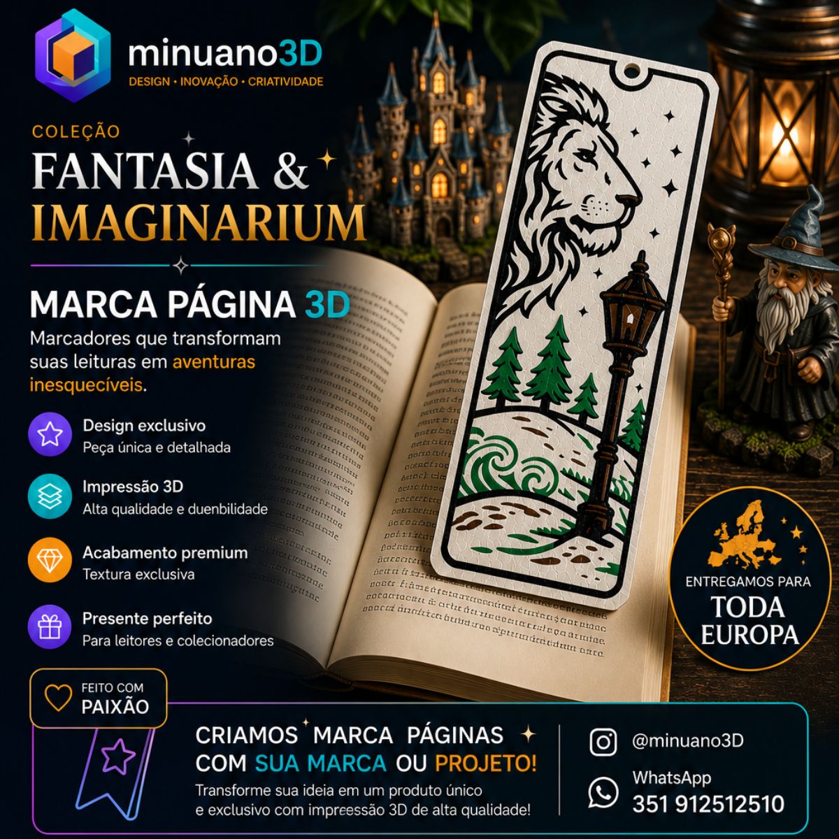 Marca Página Fantasy & Imaginarium