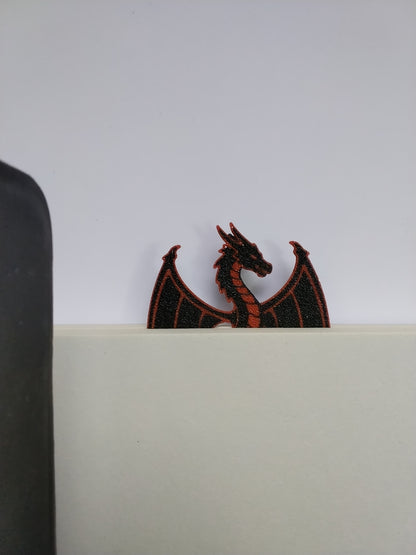 Marca Página 3D Clipe Dragão