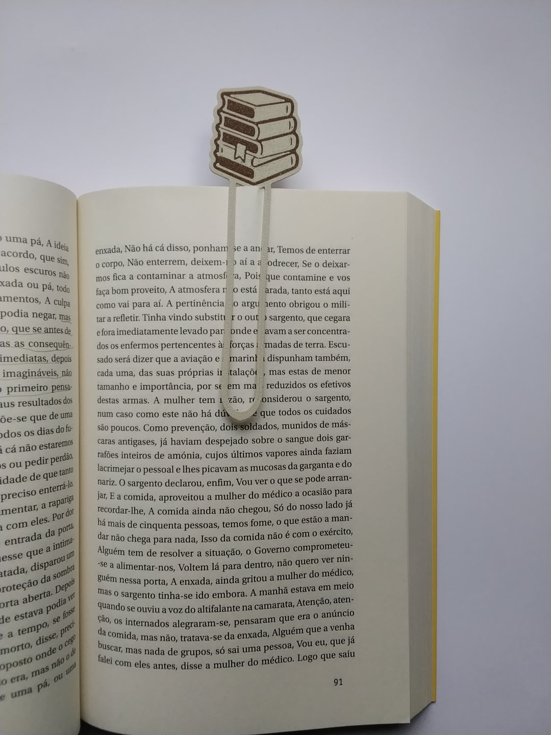 Marca Página 3D Clipe  Livros