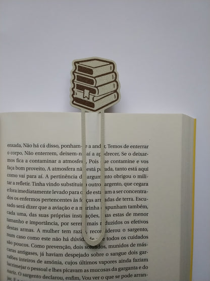 Marca Página 3D Clipe  Livros