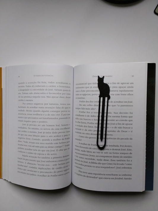 Marca Página 3 D Clipe  Gato