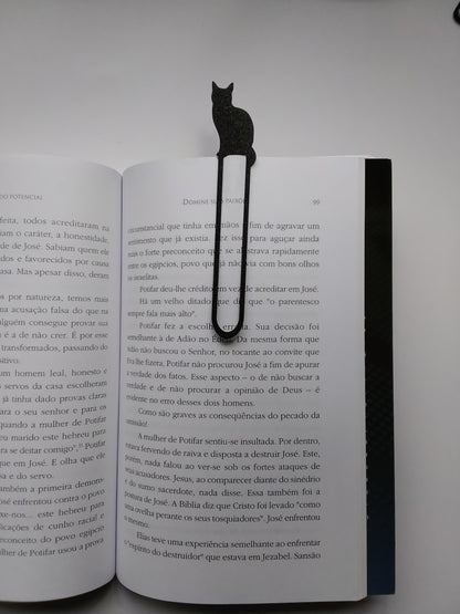 Marca Página 3 D Clipe  Gato