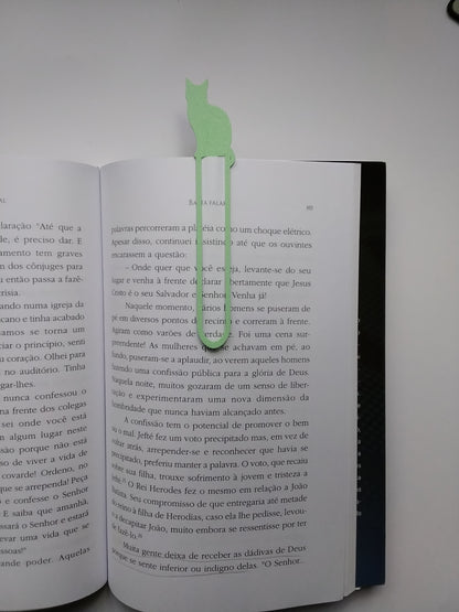 Marca Página 3 D Clipe  Gato