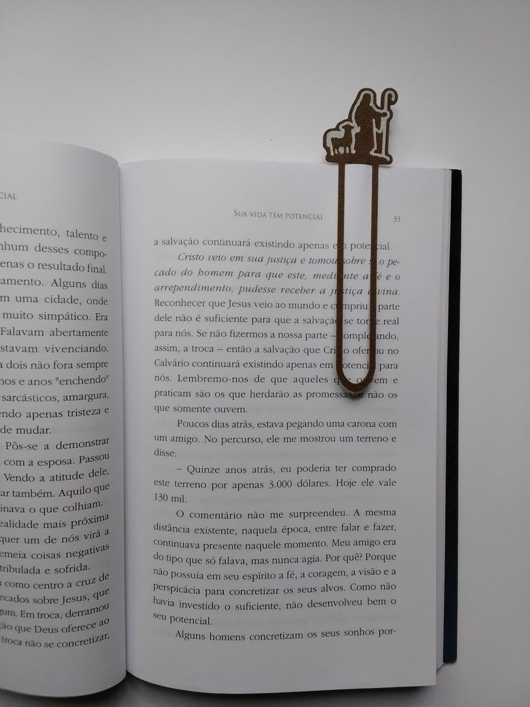 Marca Página 3D Clipe  O Bom Pastor