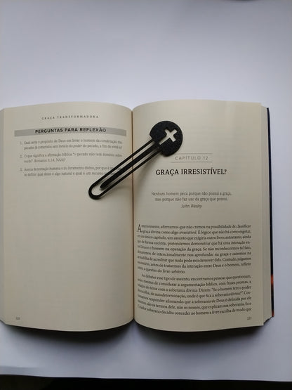 Marca Página 3D Cruz O Símbolo que Mudou o Mundo