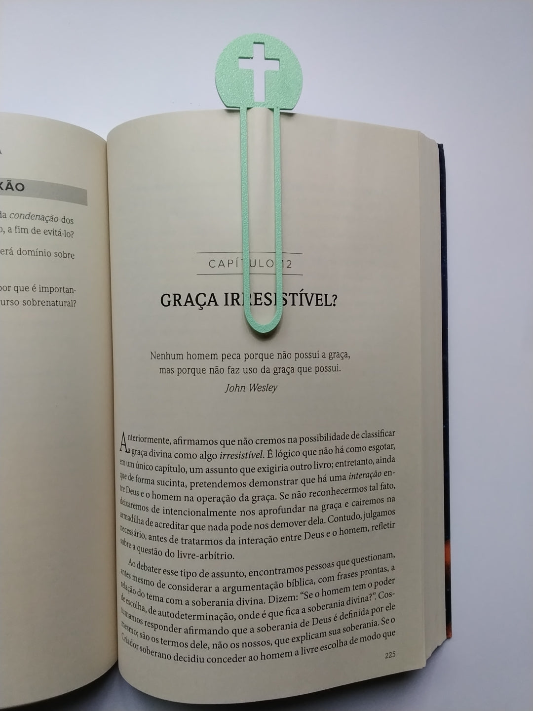 Marca Página 3D Cruz O Símbolo que Mudou o Mundo