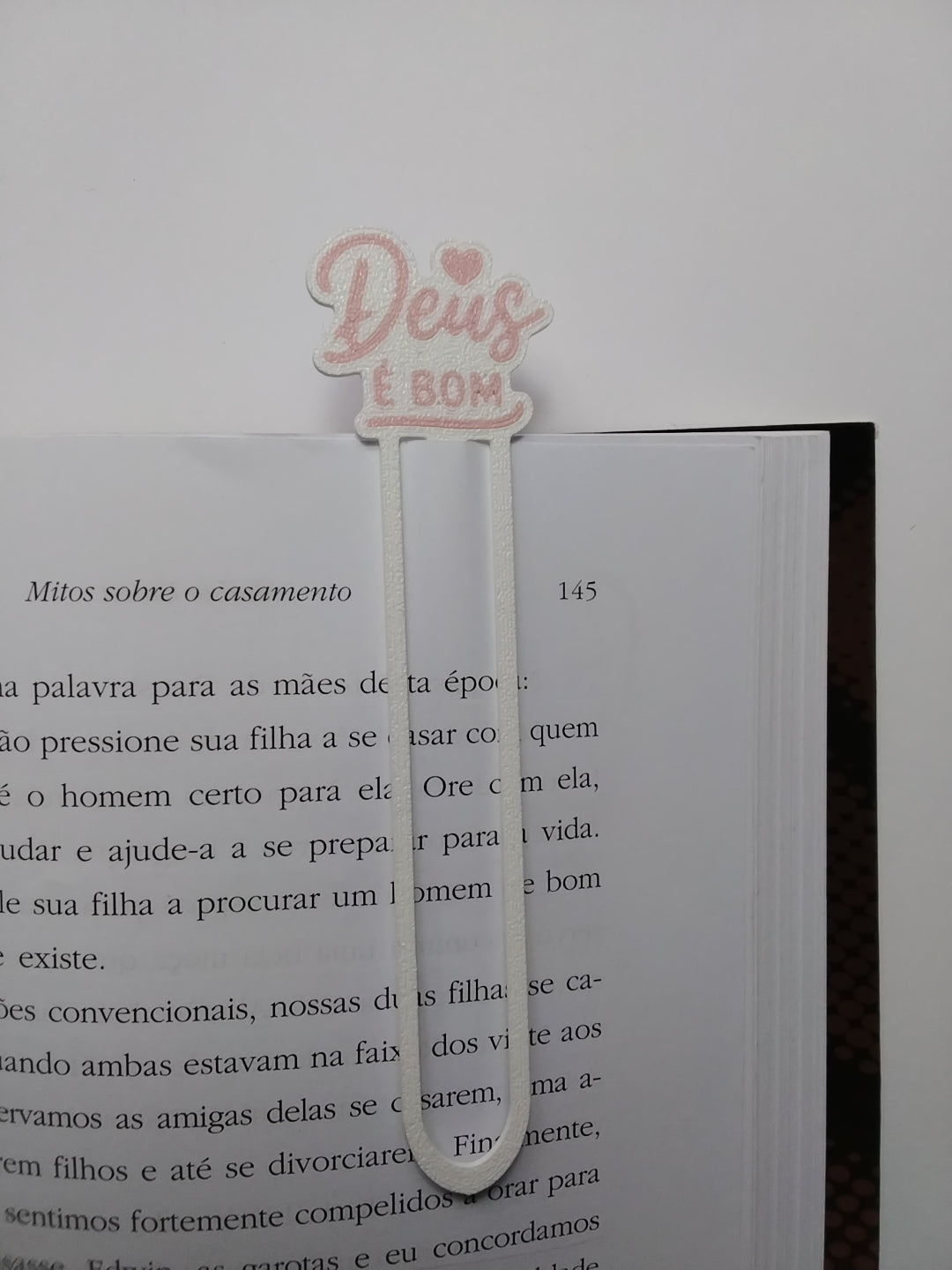 Marca Página Clipe – "Deus é Bom"