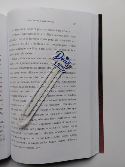 Marca Página Clipe – "Deus é Bom"