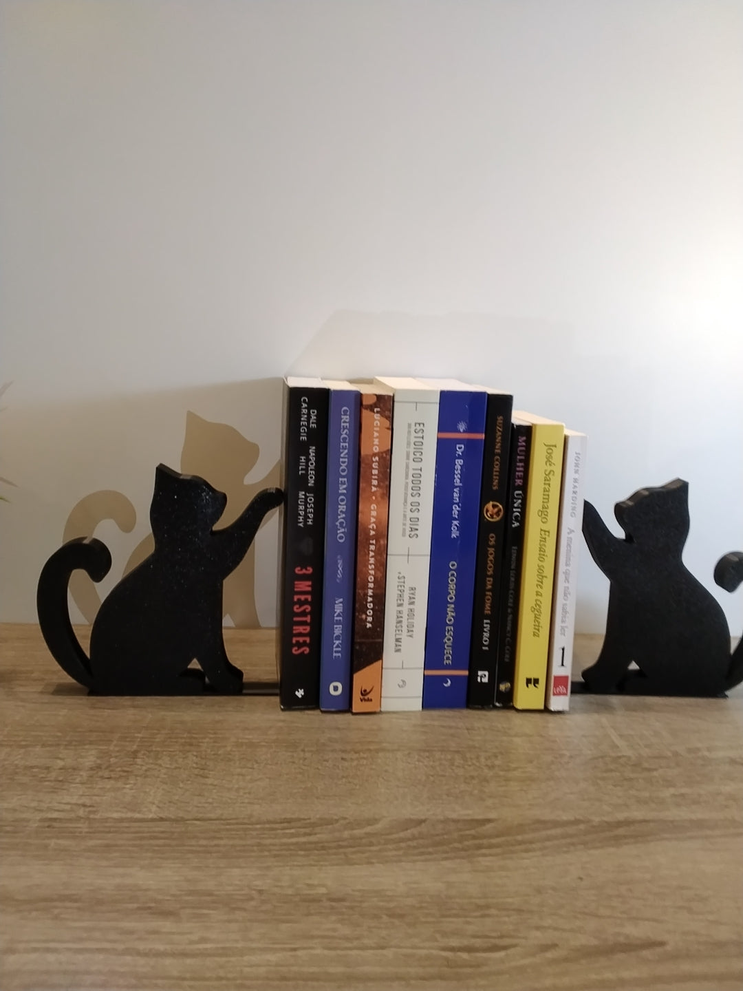 Suporte para livros Gatinhos Casal