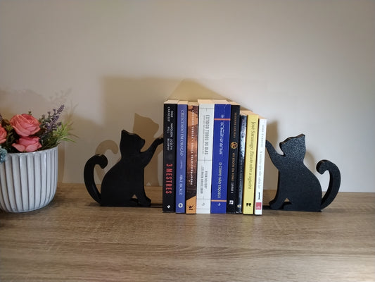 Suporte para livros Gatinhos Casal