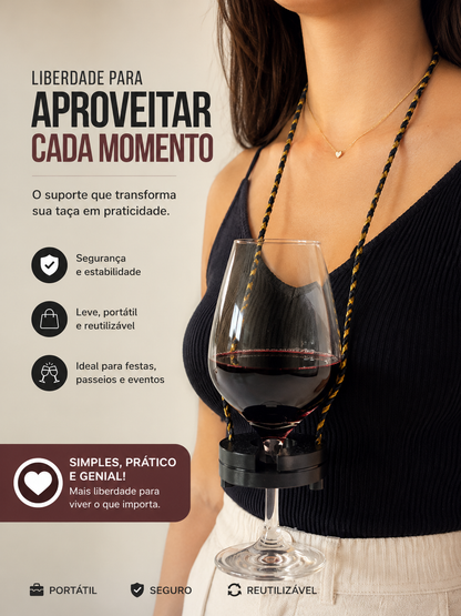 Wine Holder Liberdade para aproveitar o que realmente importa!